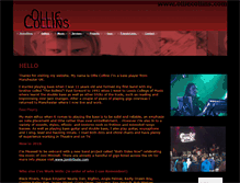 Tablet Screenshot of olliecollins.com